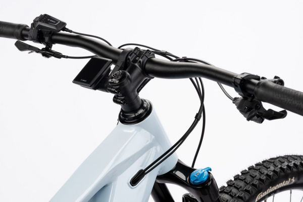 E-Bike Pedelec Ghost "E-ASX ADVANCED HIGH" - snow blue/shadow gray - glossy